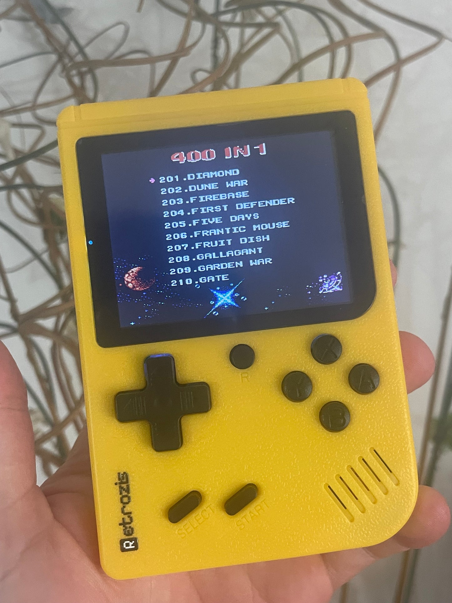 Retro Gaming Yellow