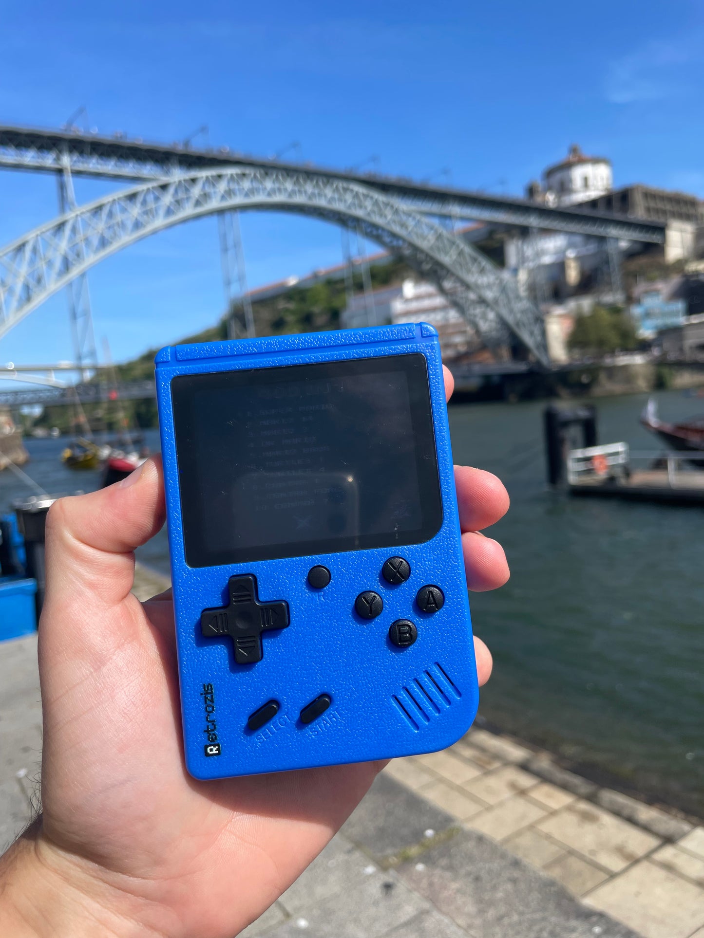 Retro Gaming Blue
